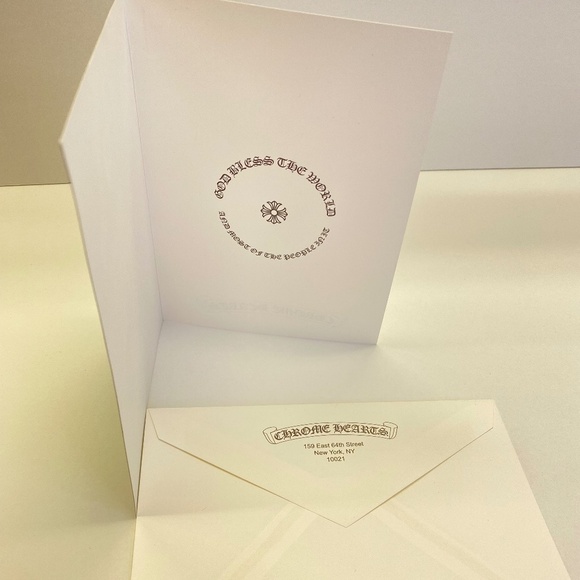 RARE - CHROME HEARTS - Vintage - Greeting Card - Picture 8 of 11